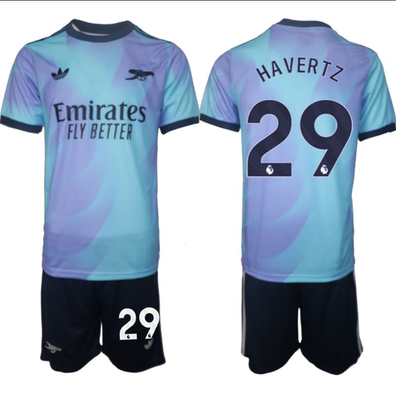 Men 2024-2025 Club Arsenal away Purple blue #29 Soccer Jersey->ac milan jersey->Soccer Club Jersey